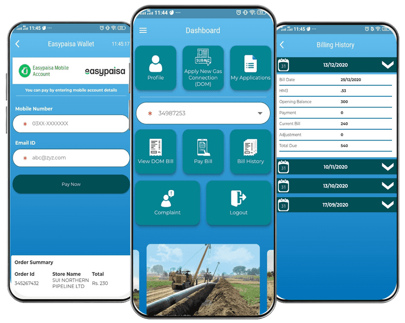 SNGPL Mobile Application